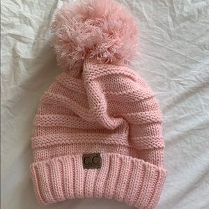 CC large pom pom beanie